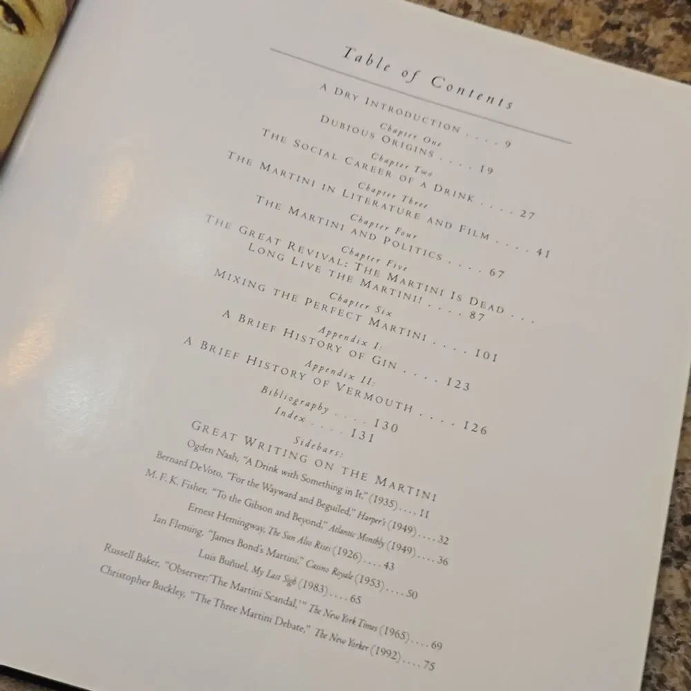 The Martini: An Illustrated History of an American Classic Hardcover – 1995